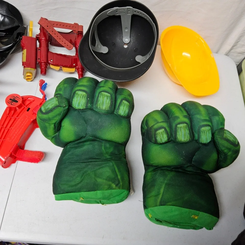 Marvel Star Wars Toy Mask Accessory Lot Kids Superhero Dress Up Pretend Play